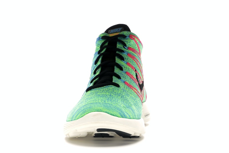 Nike Lunar Flyknit Chukka Blue Glow Volt