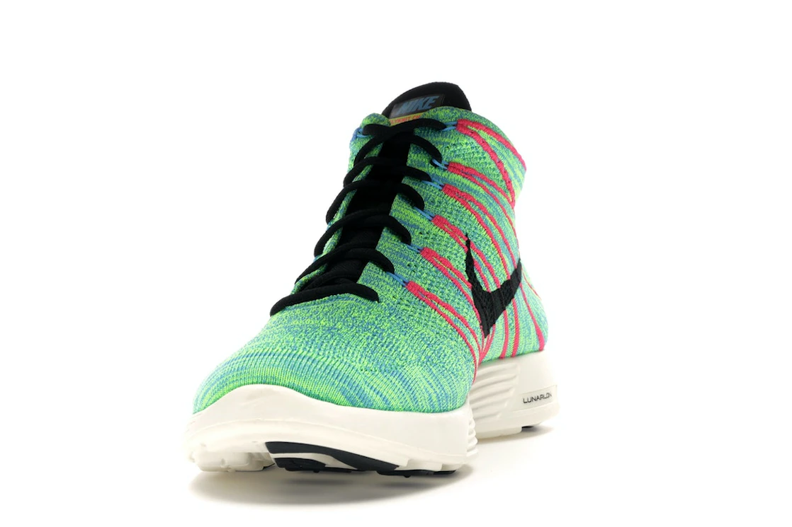 Nike Lunar Flyknit Chukka Blue Glow Volt