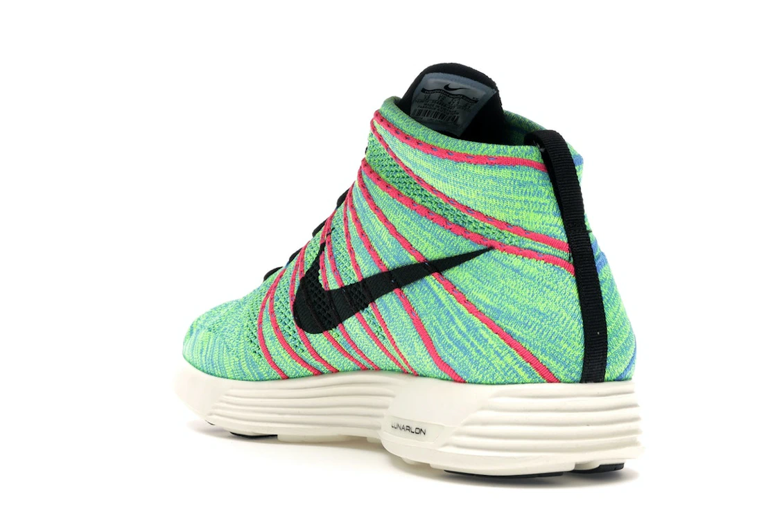 Nike Lunar Flyknit Chukka Blue Glow Volt