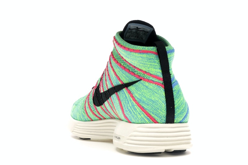 Nike Lunar Flyknit Chukka Blue Glow Volt