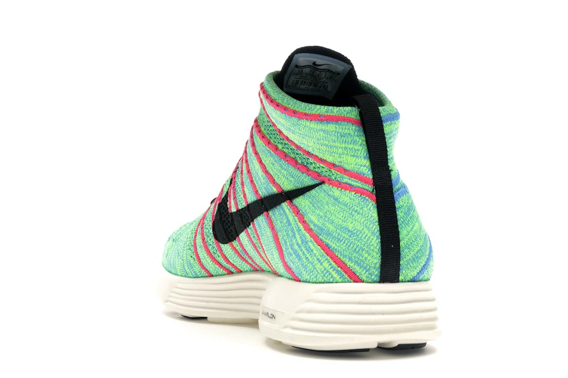 Nike Lunar Flyknit Chukka Blue Glow Volt