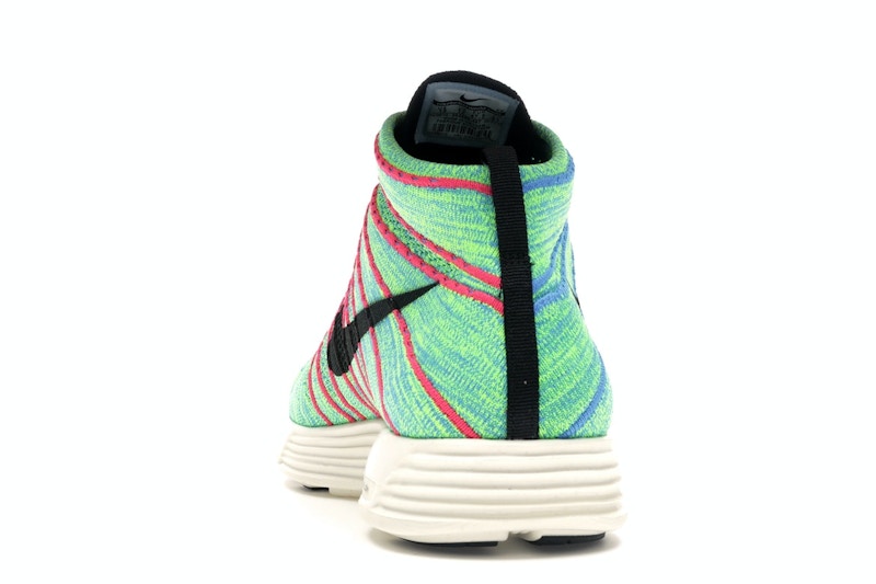 Nike Lunar Flyknit Chukka Blue Glow Volt