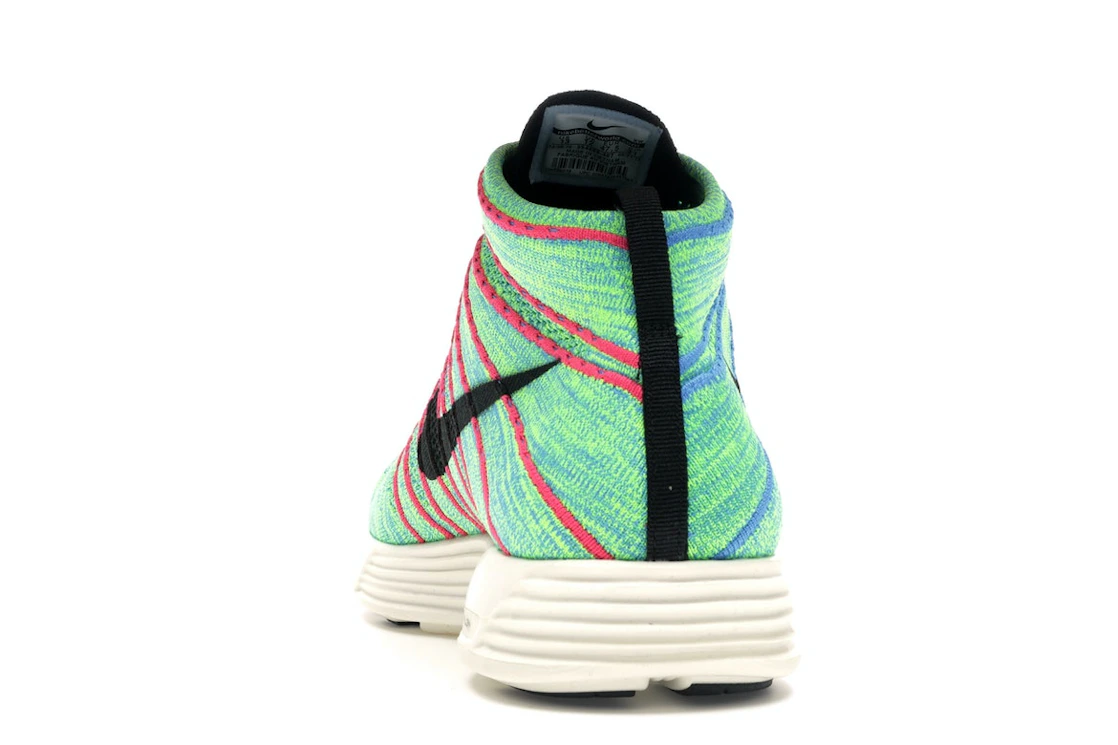 Nike Lunar Flyknit Chukka Blue Glow Volt