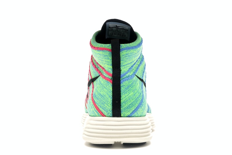Nike Lunar Flyknit Chukka Blue Glow Volt