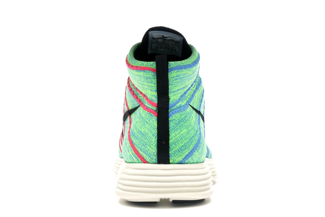 Nike Lunar Flyknit Chukka Blue Glow Volt