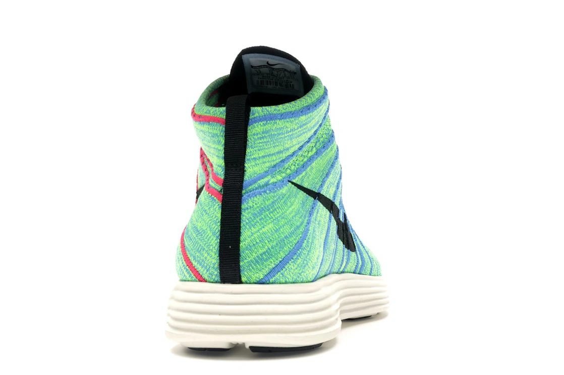 Nike Lunar Flyknit Chukka Blue Glow Volt