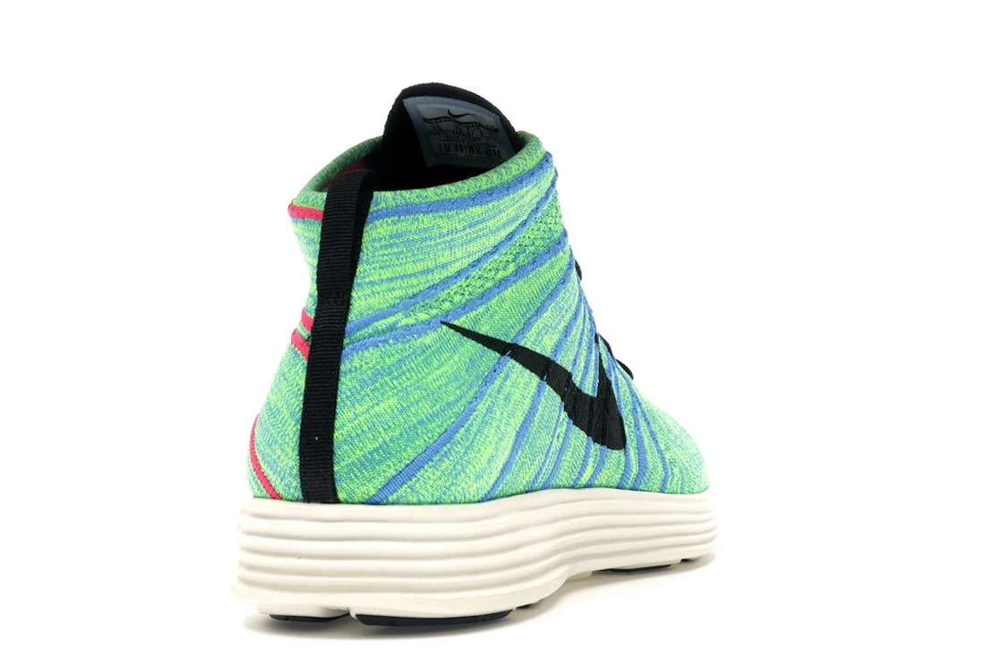 Nike Lunar Flyknit Chukka Blue Glow Volt