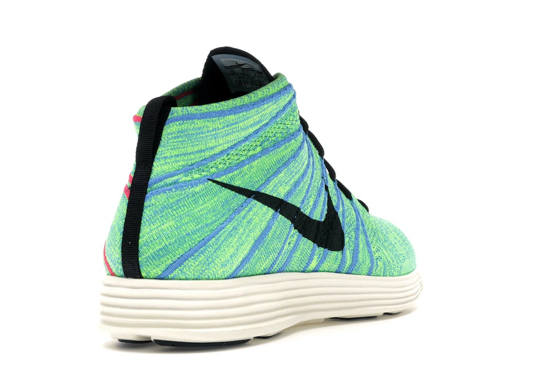 Nike Lunar Flyknit Chukka Blue Glow Volt
