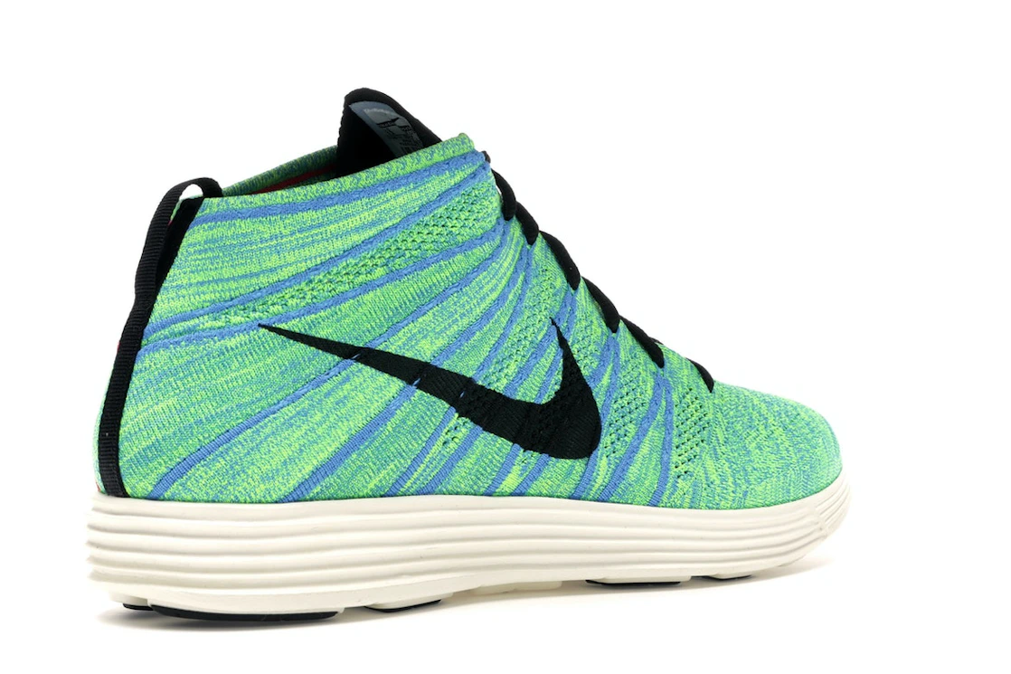 Nike Lunar Flyknit Chukka Blue Glow Volt