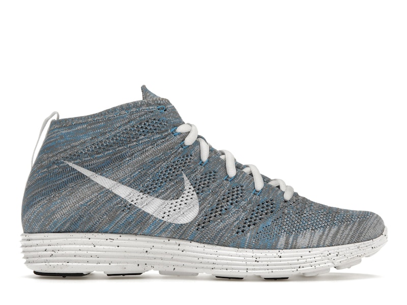 Nike Lunar Flyknit Chukka HTM Snow Pack Blue Glow メンズ - 599347 ...