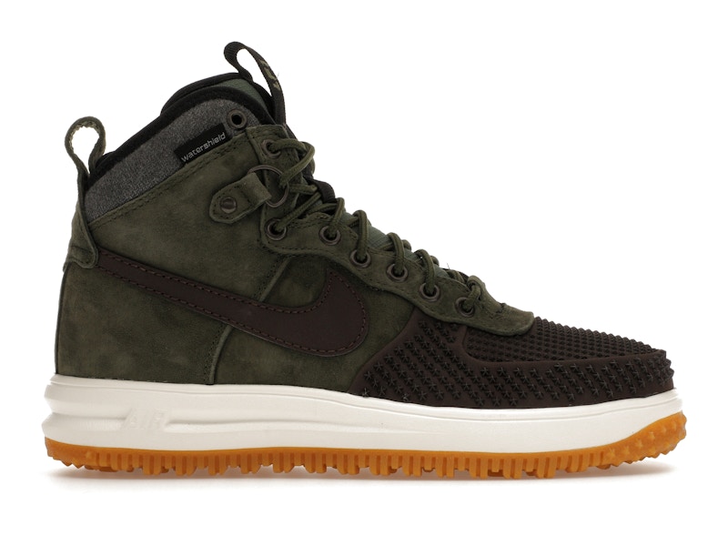 Nike lunar air force 1 duckboot olive green top