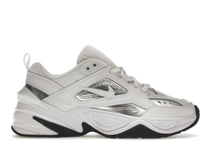 Nike M2K Tekno White Metallic Silver Black (Women's) CJ9583-100 US