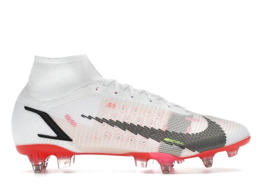 Nike Mercurial Superfly 8 Elite SG-Pro AC Blanco Rosa Explosión 0