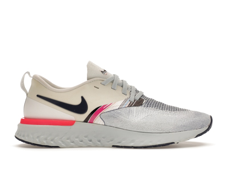 Nike Odyssey React 2 Flyknit White Blue Void Hyper Pink Women s AV2608 146 US