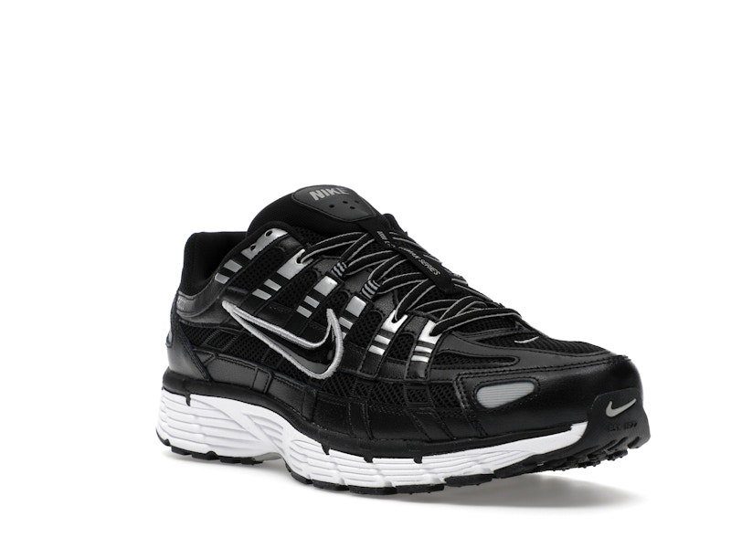 Nike P-6000 Black White Metallic Silver