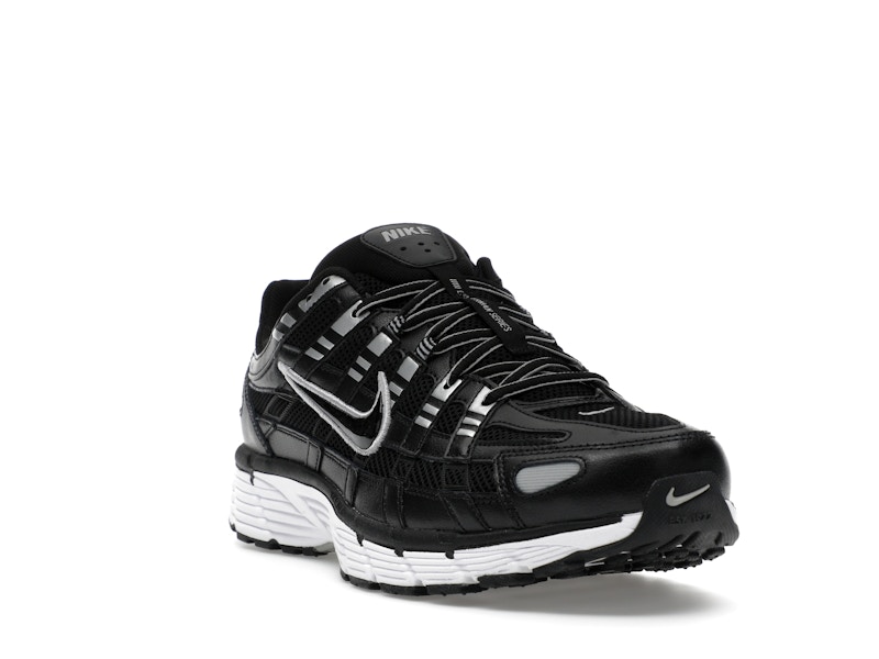 Nike P-6000 Black White Metallic Silver