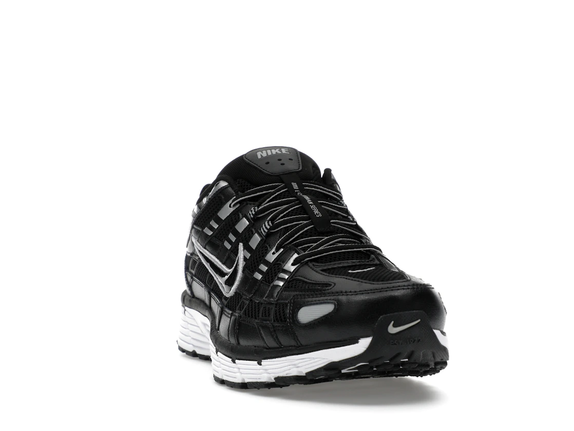 Nike P-6000 Black White Metallic Silver
