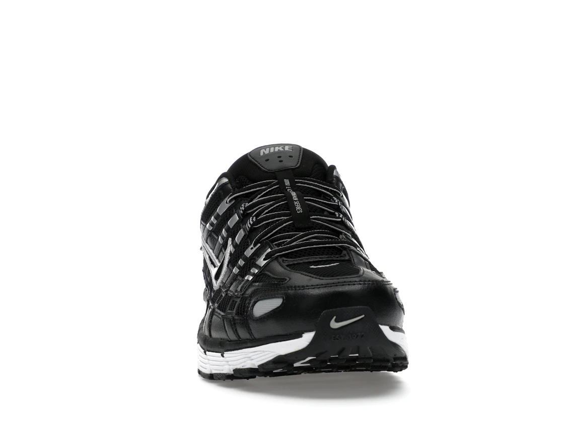 Nike P-6000 Black White Metallic Silver