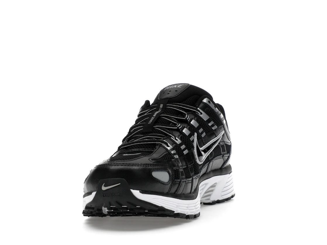 Nike P-6000 Black White Metallic Silver