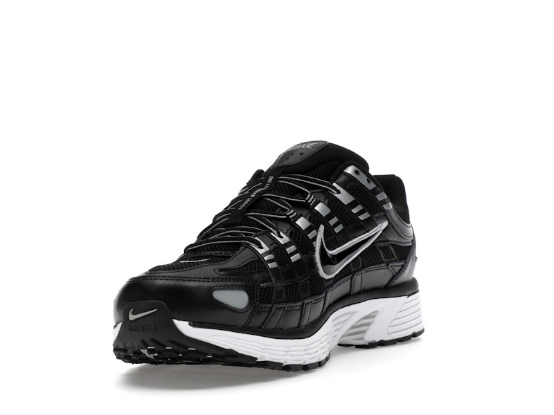 Nike P-6000 Black White Metallic Silver