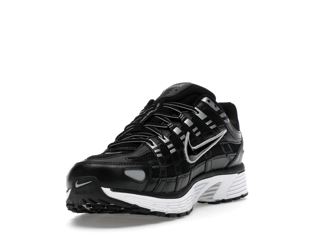 Nike P-6000 Black White Metallic Silver