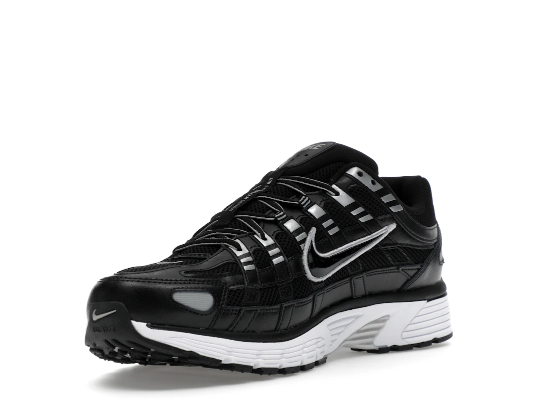 Nike P-6000 Black White Metallic Silver