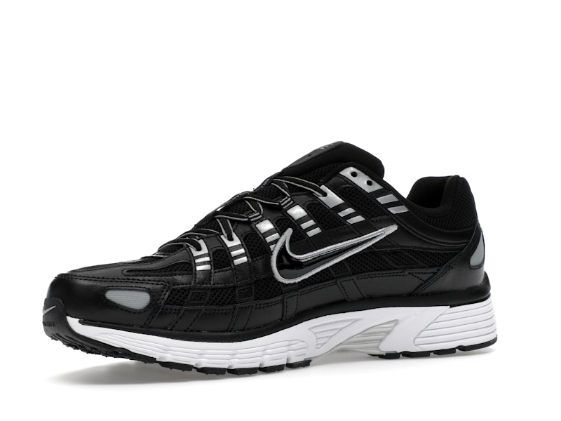 Nike P-6000 Black White Metallic Silver