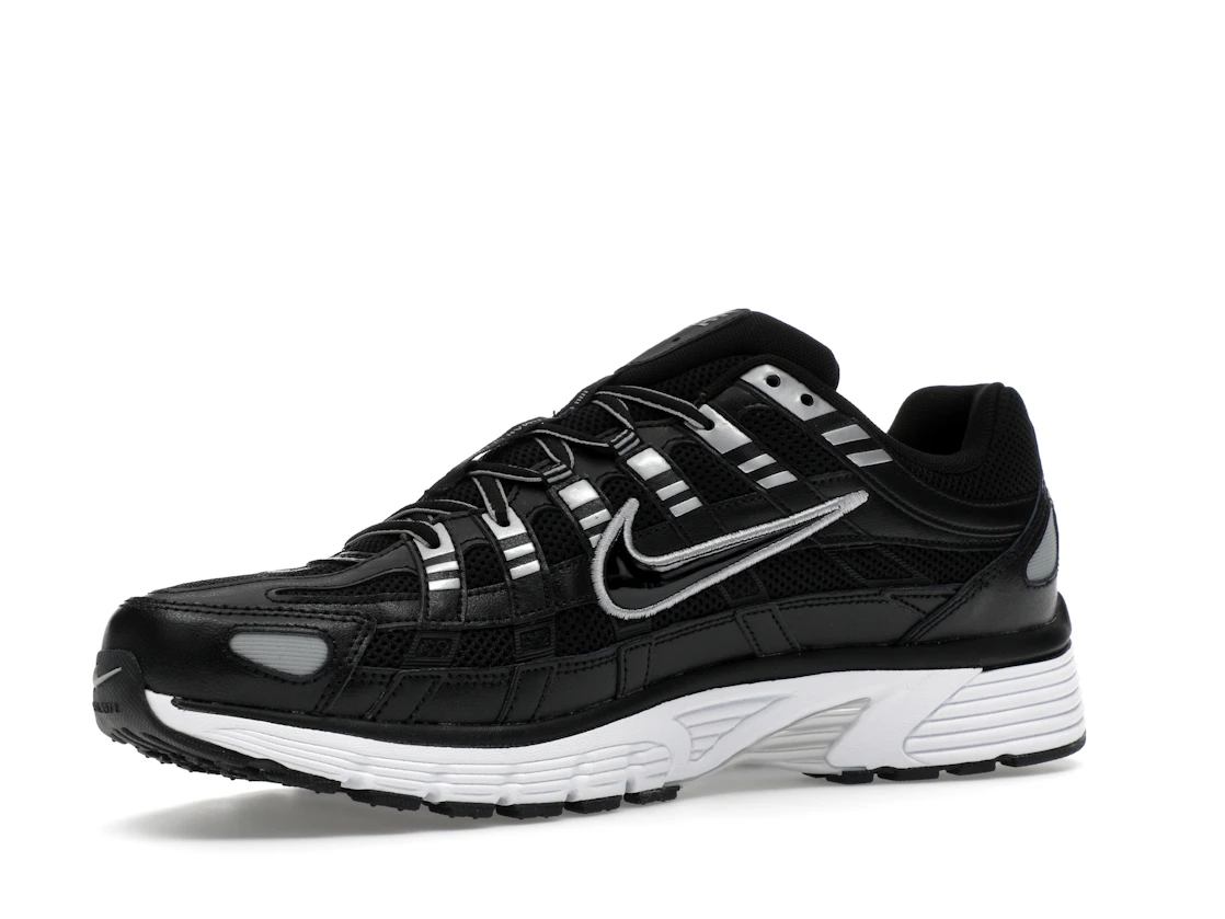 Nike P-6000 Black White Metallic Silver