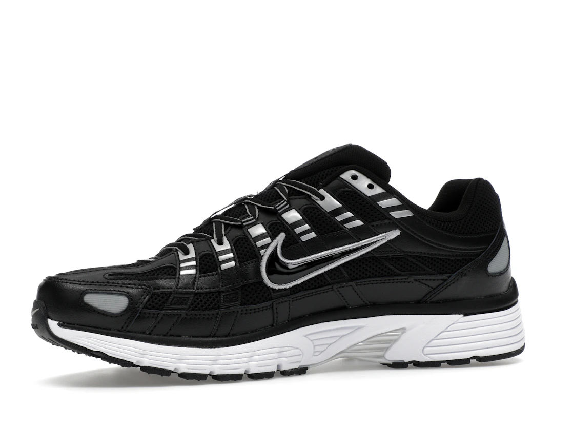 Nike P-6000 Black White Metallic Silver