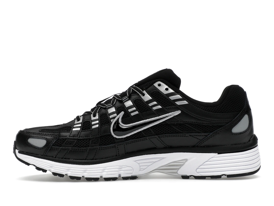 Nike P-6000 Black White Metallic Silver