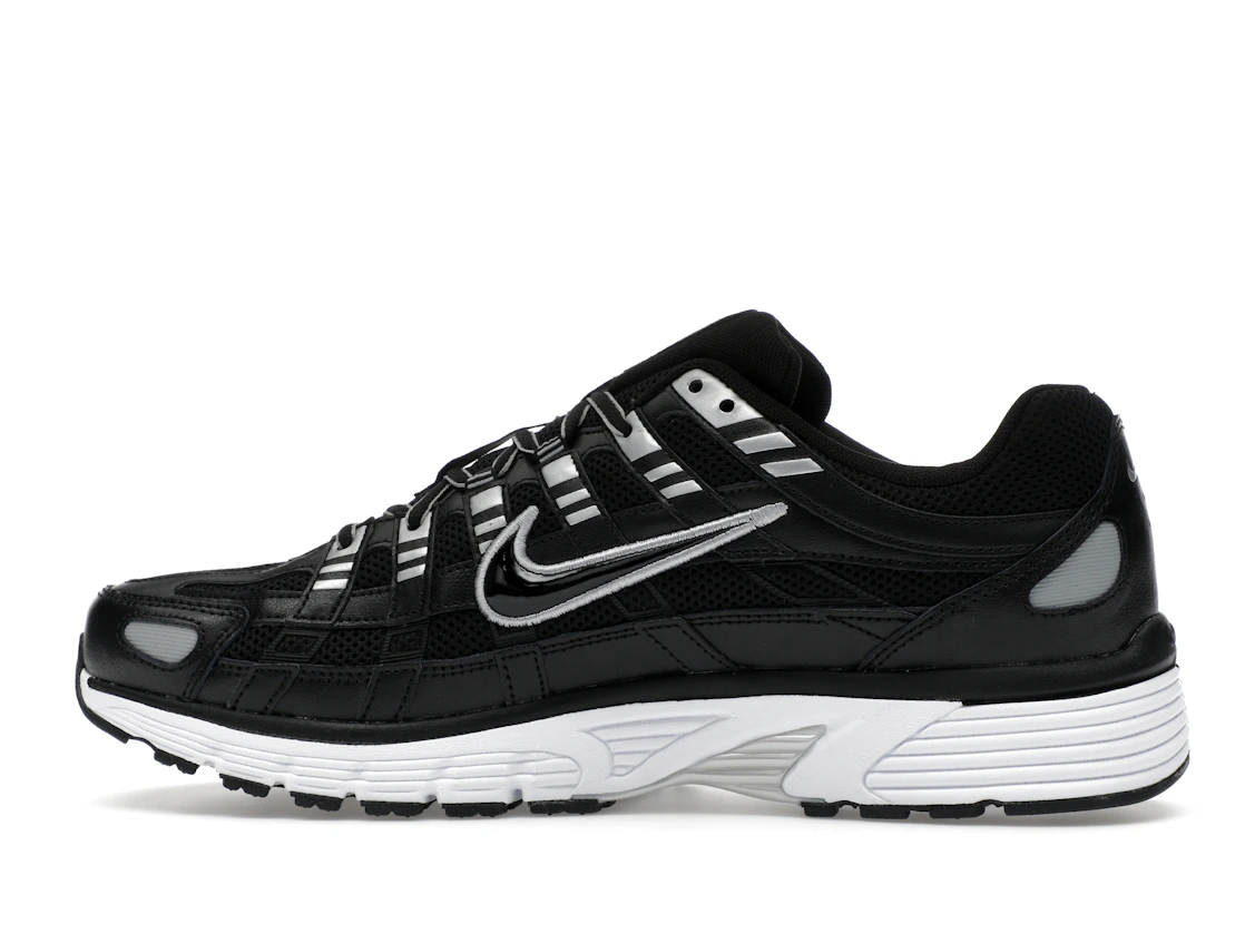 Nike P-6000 Black White Metallic Silver