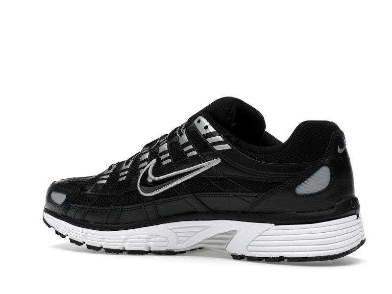 Nike P-6000 Black White Metallic Silver