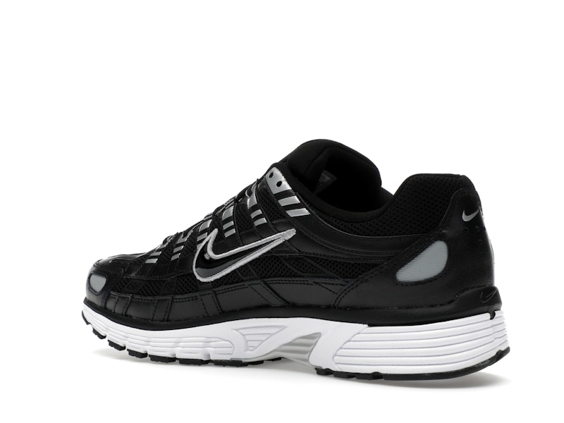Nike P-6000 Black White Metallic Silver