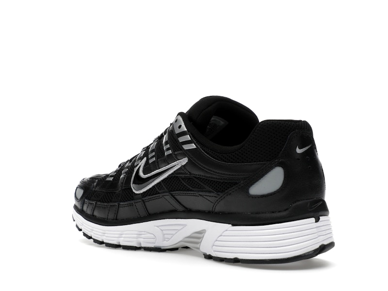 Nike P-6000 Black White Metallic Silver
