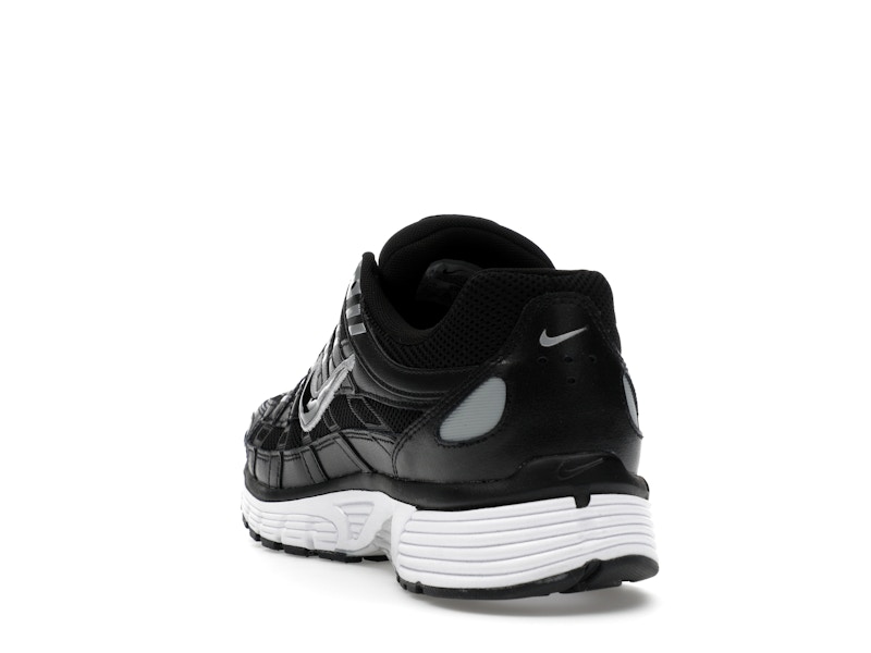 Nike P-6000 Black White Metallic Silver