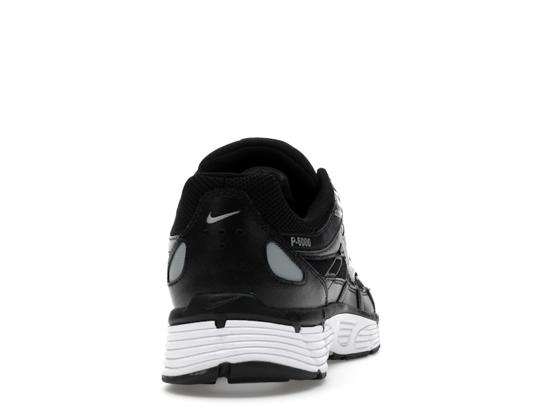 Nike P-6000 Black White Metallic Silver