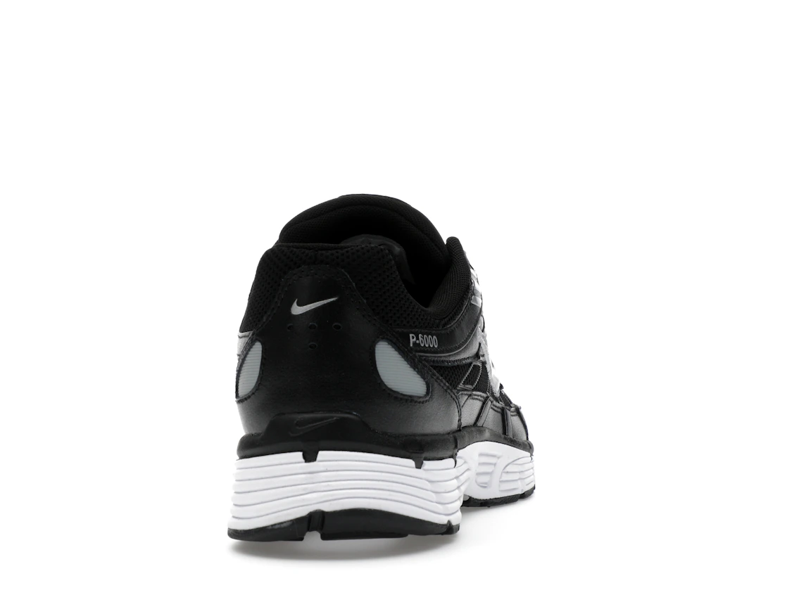 Nike P-6000 Black White Metallic Silver