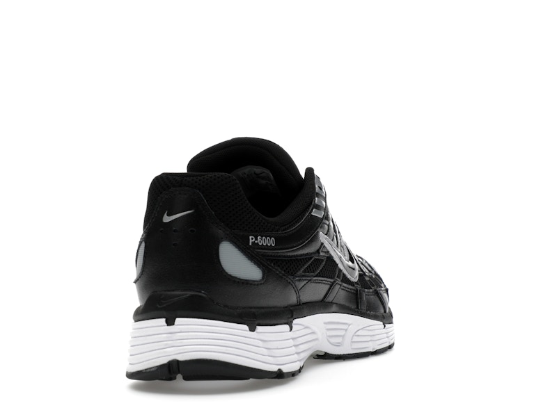 Nike P-6000 Black White Metallic Silver
