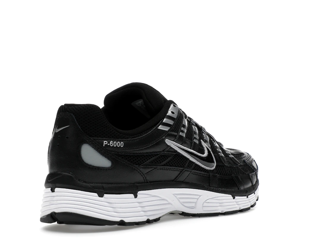 Nike P-6000 Black White Metallic Silver