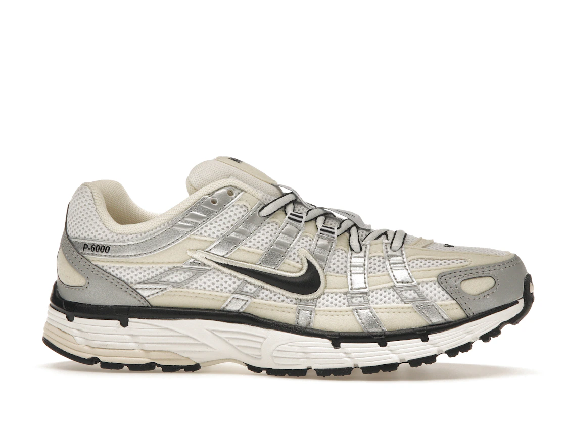 Nike P-6000 Coconut Milk Metallic Silver (Women's)