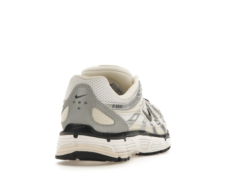Nike P-6000 Coconut Milk Metallic Silver (Women's)