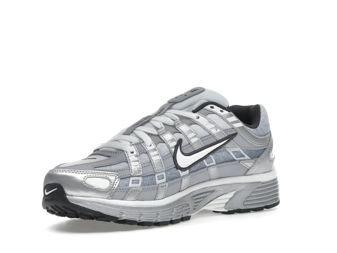 Nike P-6000 Metallic Silver Summit White-Wolf Grey
