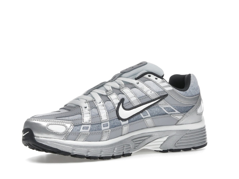 Nike P-6000 Metallic Silver Summit White-Wolf Grey