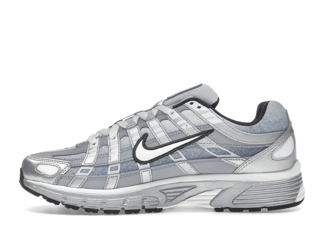 Nike P-6000 Metallic Silver Summit White-Wolf Grey
