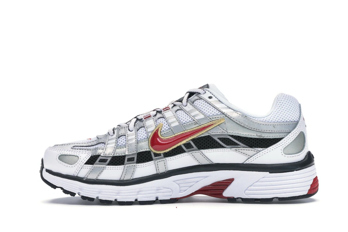 Nike P-6000 White Gold Red (Women's)