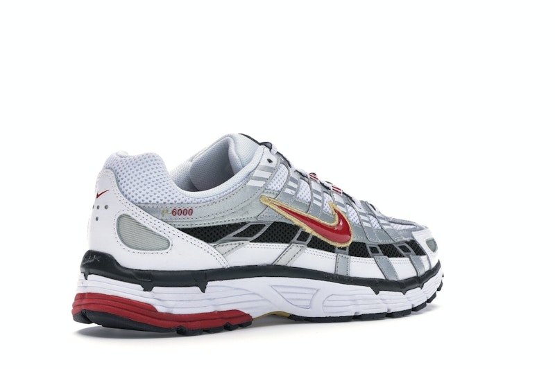 Nike P-6000 White Gold Red (Women's)