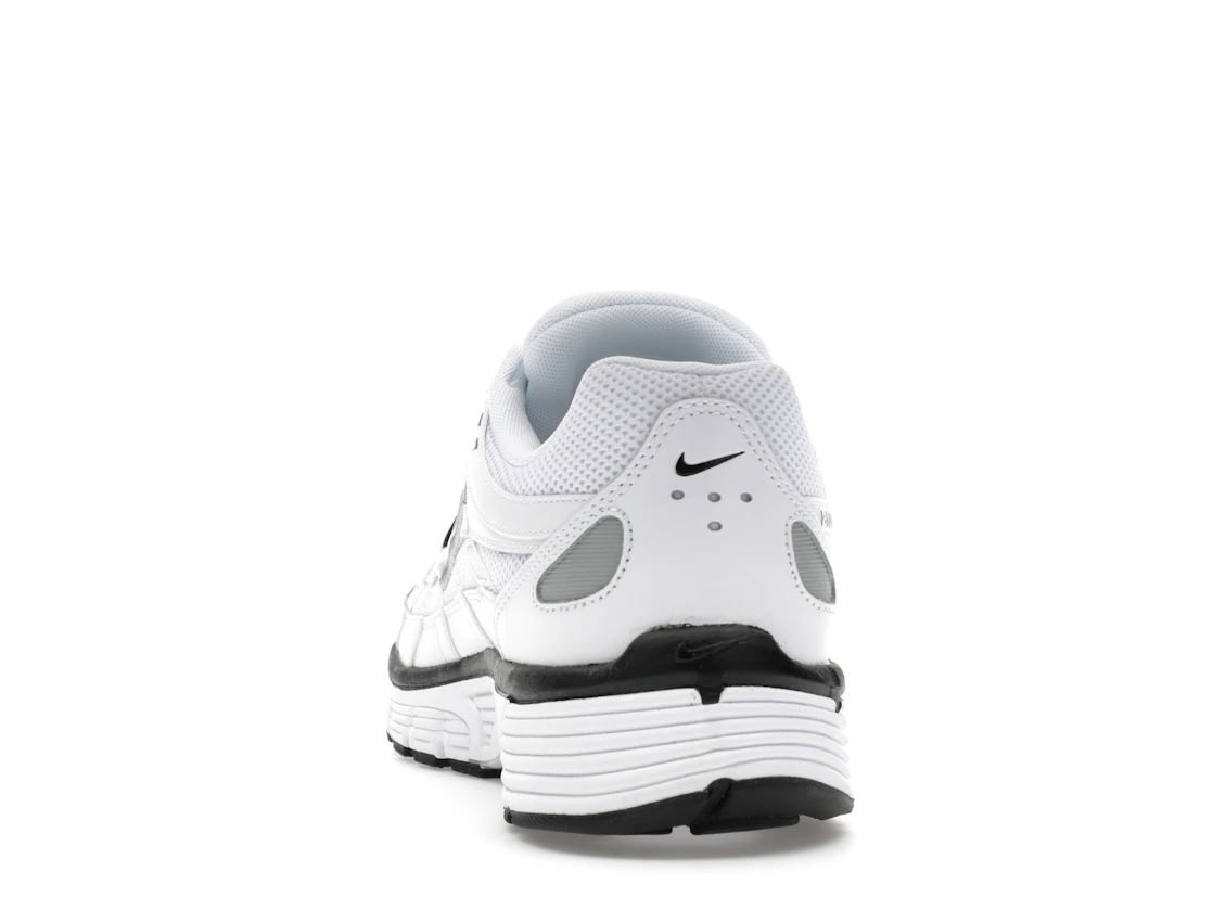 Nike P-6000 White Metallic Silver Black