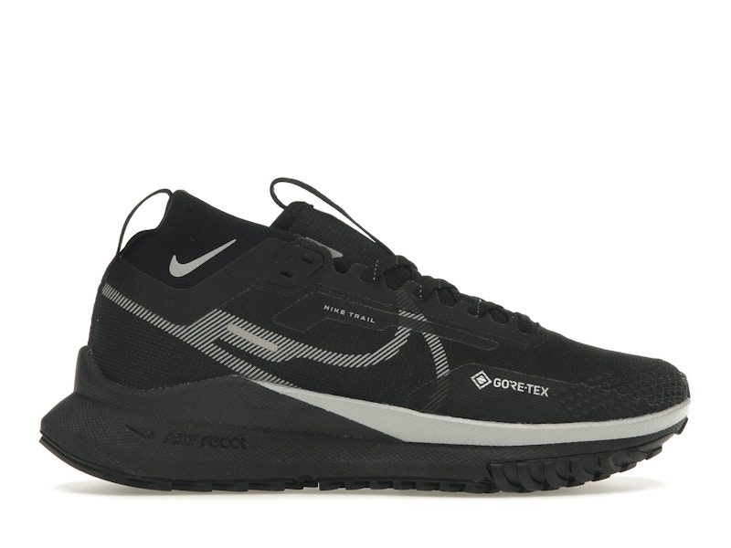Nike React Pegasus Trail 4 Gore Tex Black Wolf Grey Women s