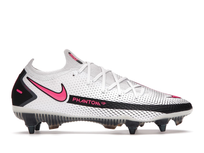 Nike Phantom GT DF Academy FG - Black & Metallic Silver with Pink Blast -  Soccer Master