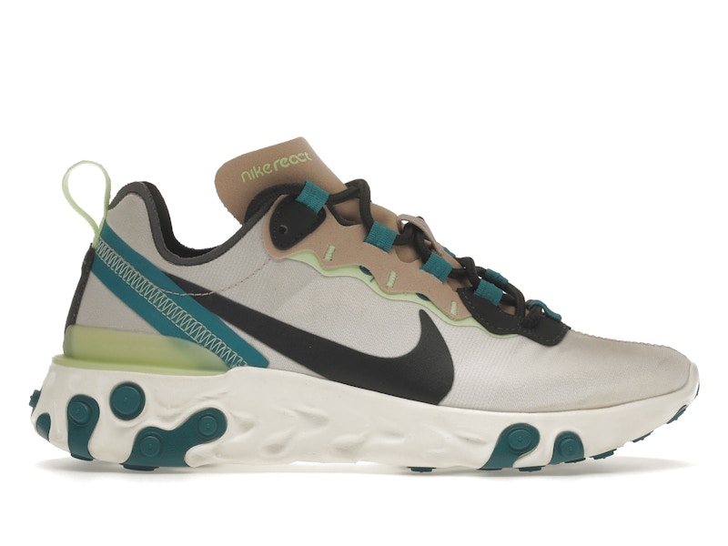 Nike react element 55 light grey cream sales